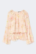 Chiffon blouse - Flower