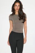 Slim fit top - Noir