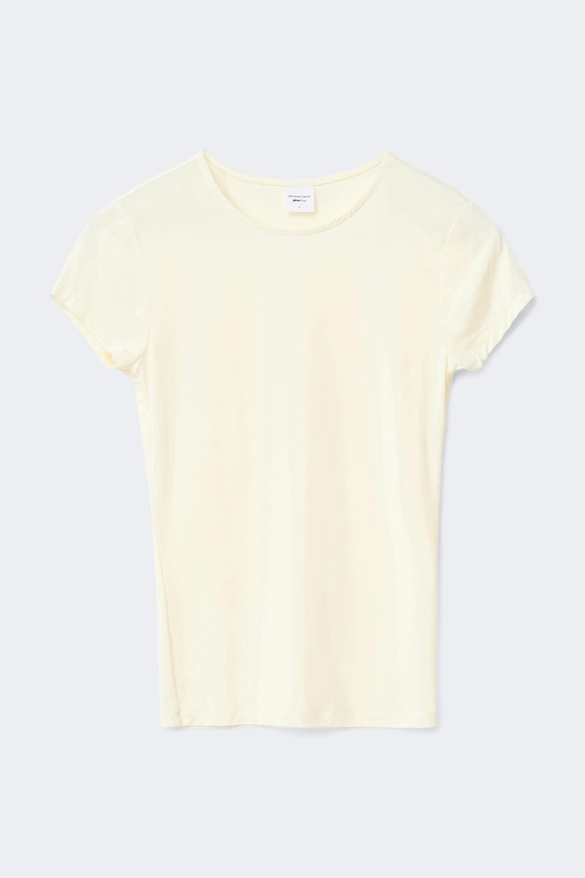 Slim fit top - Blanc cassé
