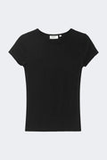 Slim fit top - Noir