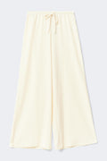 Textured wide trousers - Tofu