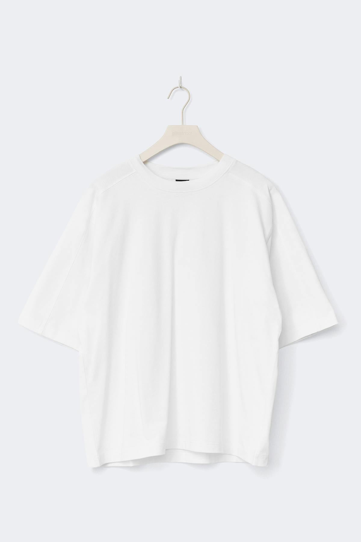 Patch detail tee - Offwhite/lilac