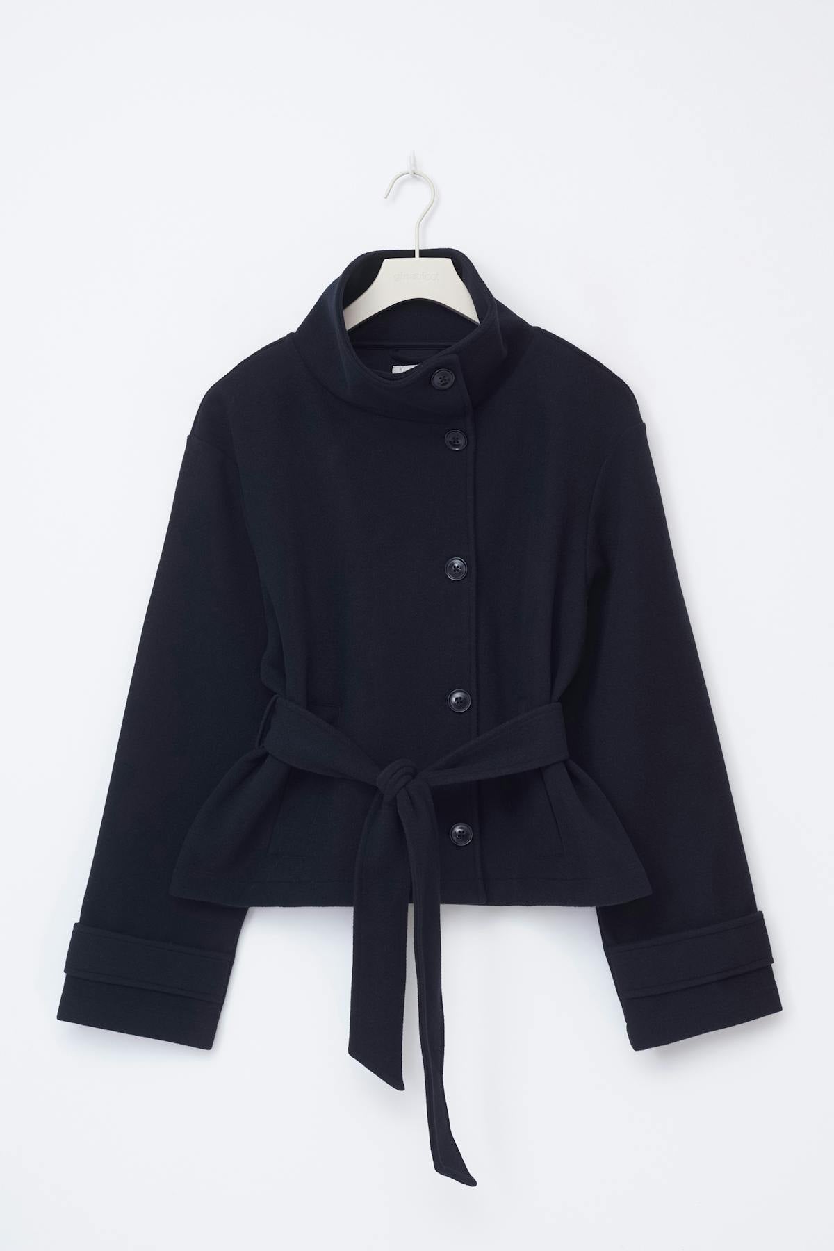 y short felt jacket - Navy blazer