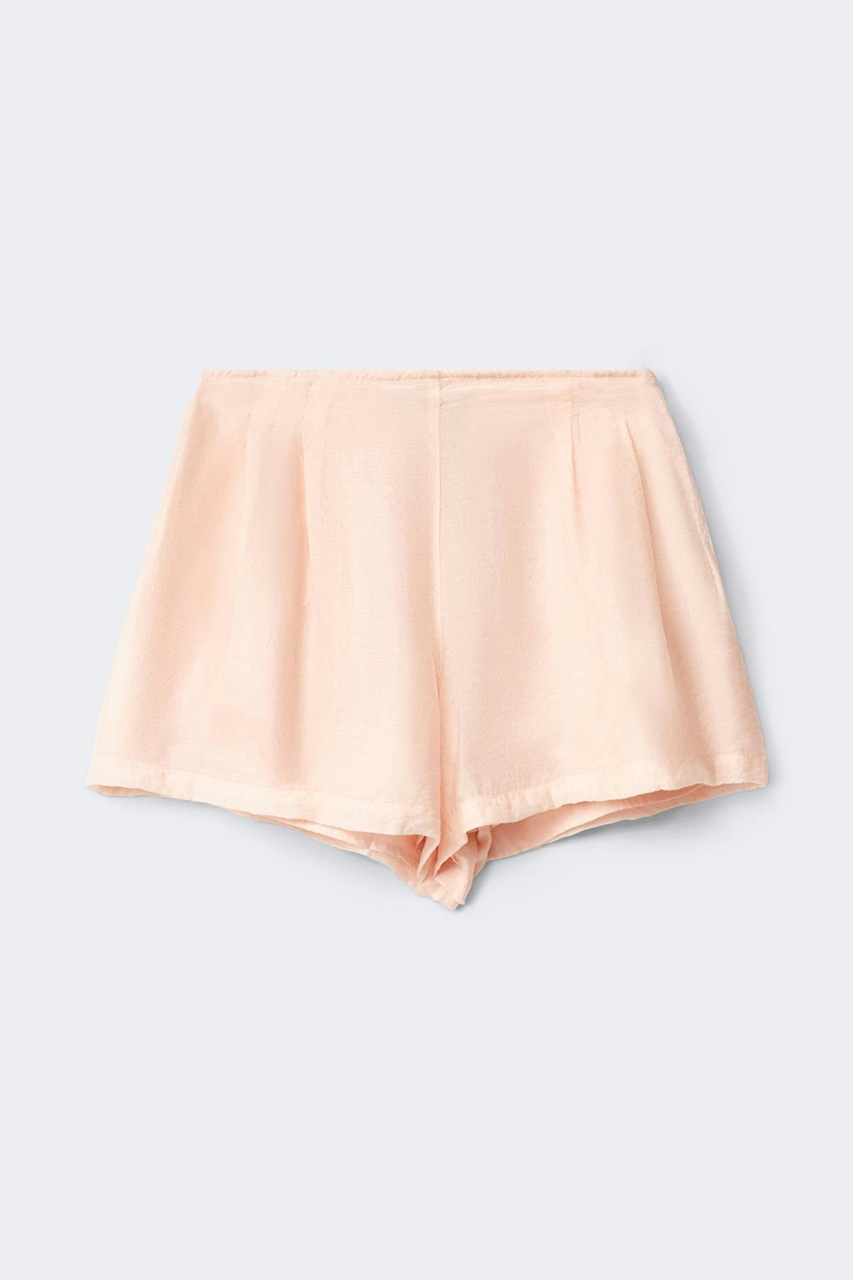 Pleated shorts - Peach
