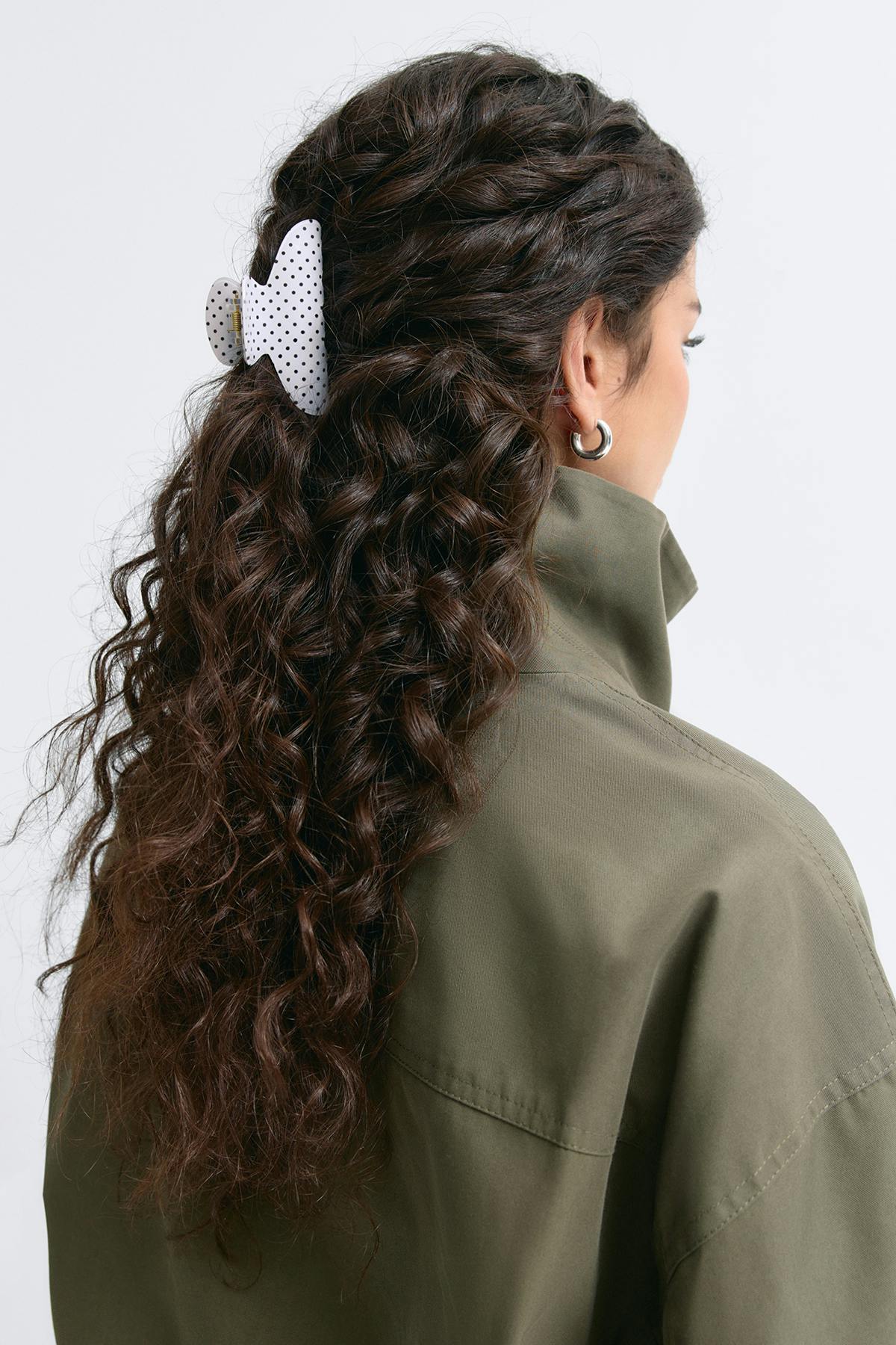 2-pack hair clips - Black/green