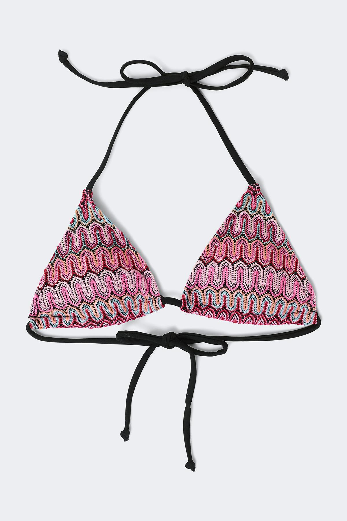 14+ coral triangle bikini top - Rose