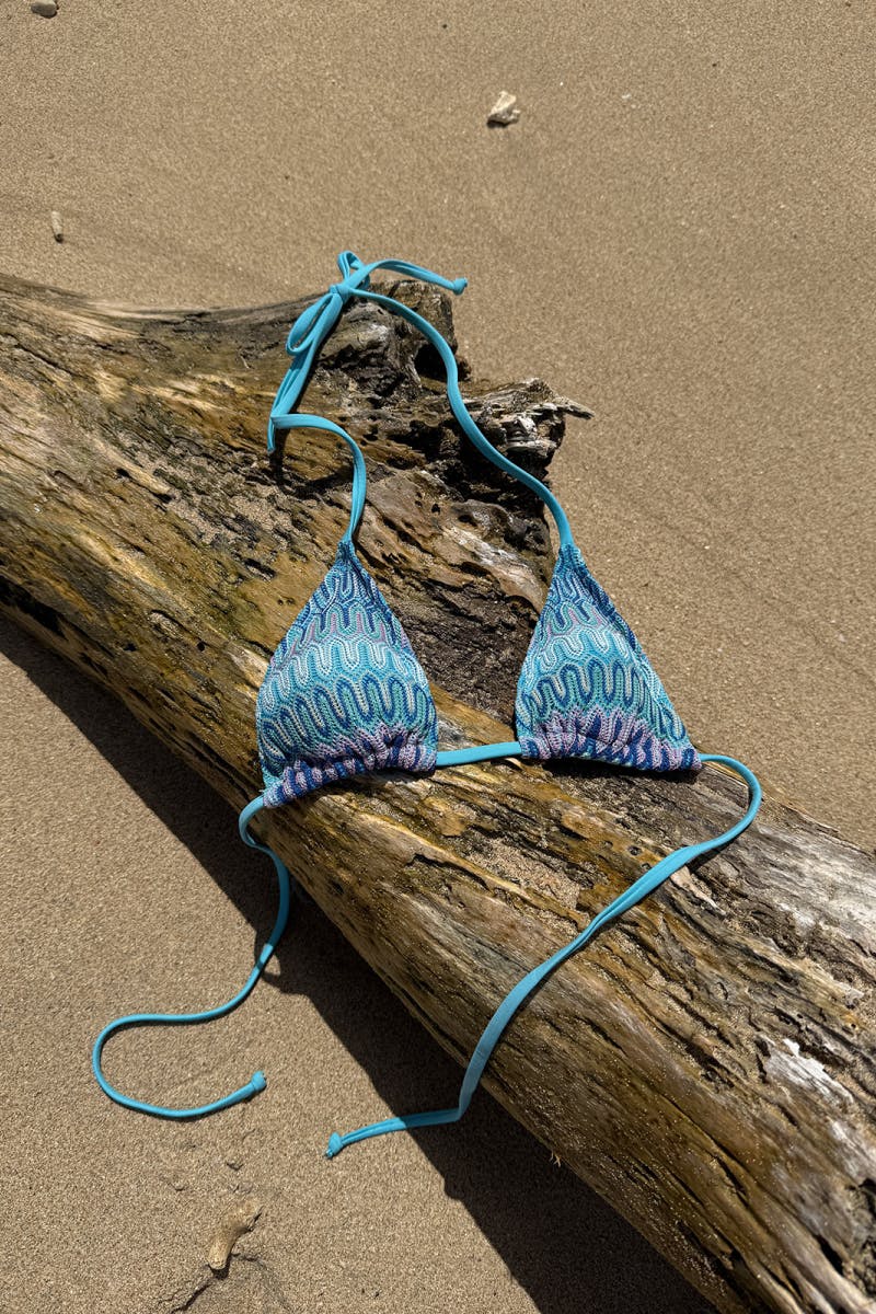14+ coral triangle bikini top - Jaune