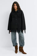 Fringe jacket - Noir