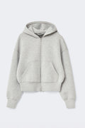 Scuba zip hoodie - Grey melange