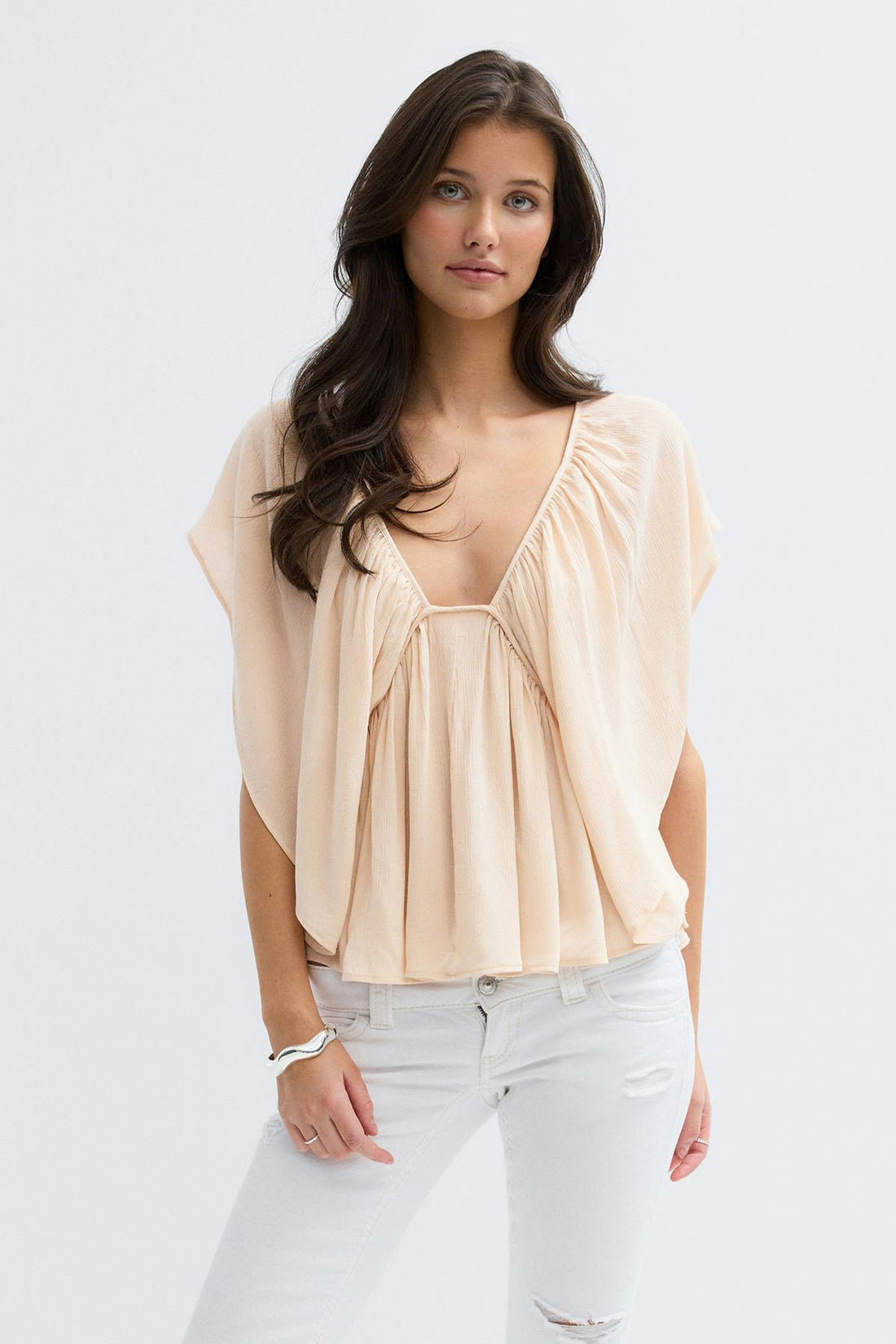 14+ coral blouse - Whisper pink