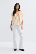 14+ coral blouse - Whisper pink