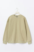 Oversized crew neck sweater - Pickle