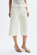Loose n' luxe denim shorts - Bleu clair