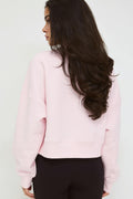 Crop crewneck sweater - Tender touch