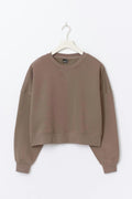 Crop crewneck sweater - Falcon