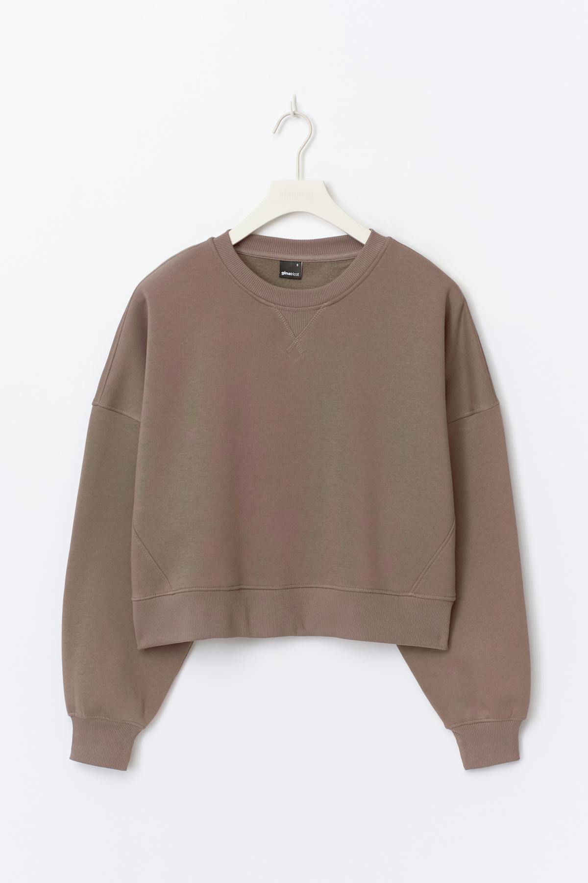 Crop crewneck sweater - Falcon