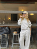 Crop crewneck sweater - Tender touch