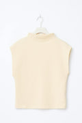 Soft funnel neck top - Banana crepe