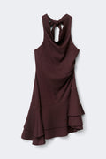 Halterneck mini dress - Pink flower