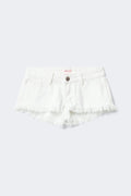 14+ slay low denim shorts - Gris clair