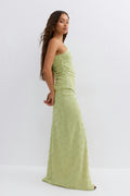 3d one shoulder top - Winter pear