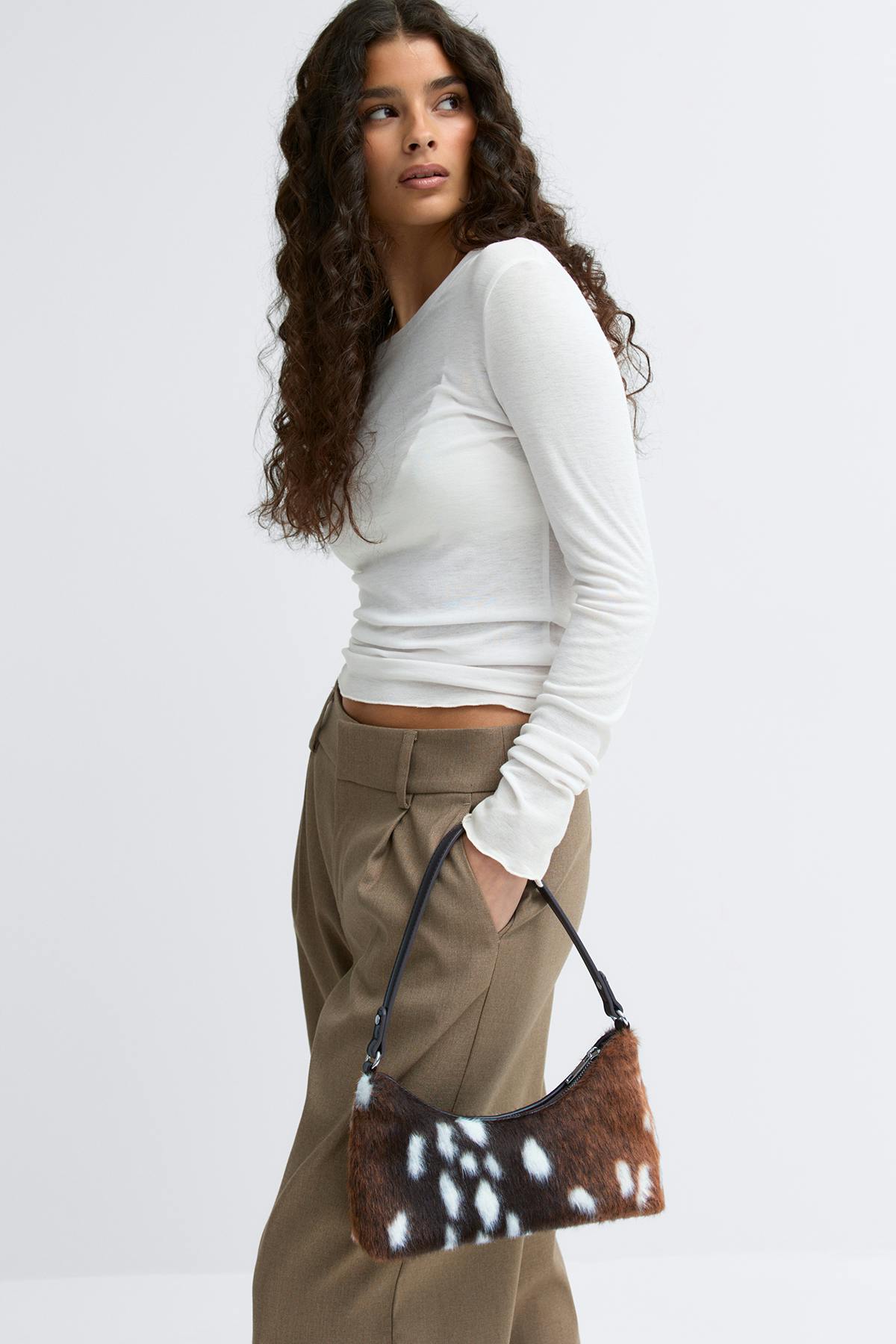 Hair-on mini bag