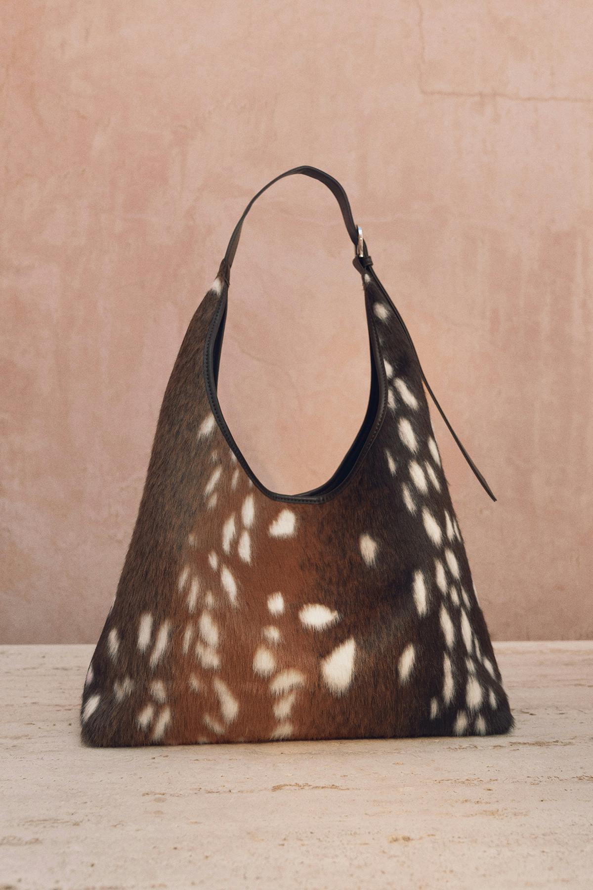 Hair - on shoulder bag - Multi brown