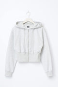 Slim fit zip hoodie - Peacoat
