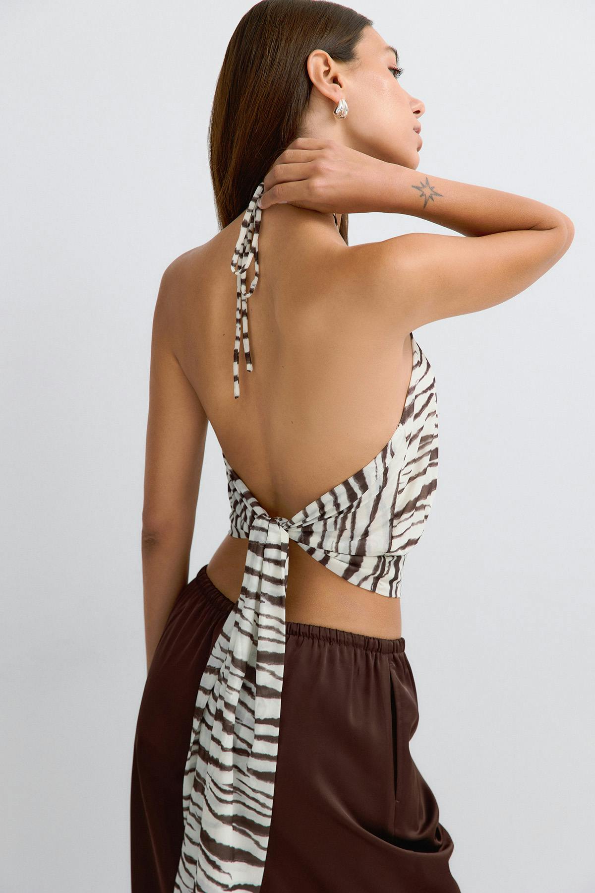 Halterneck tie top - Shavedchocolate