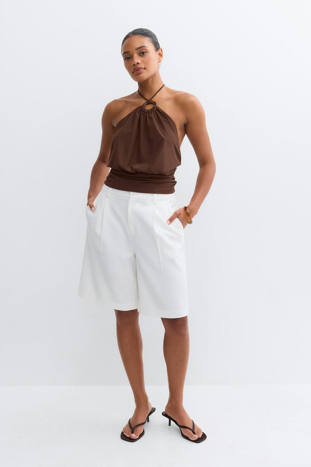 Halterneck tie top - Shavedchocolate