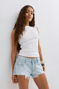 Glow low denim shorts - Offblack