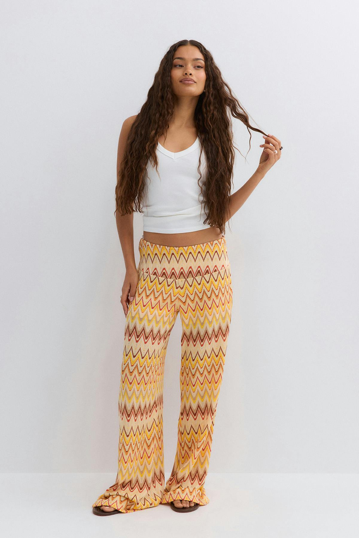 Multi colour trousers - Multi stripe