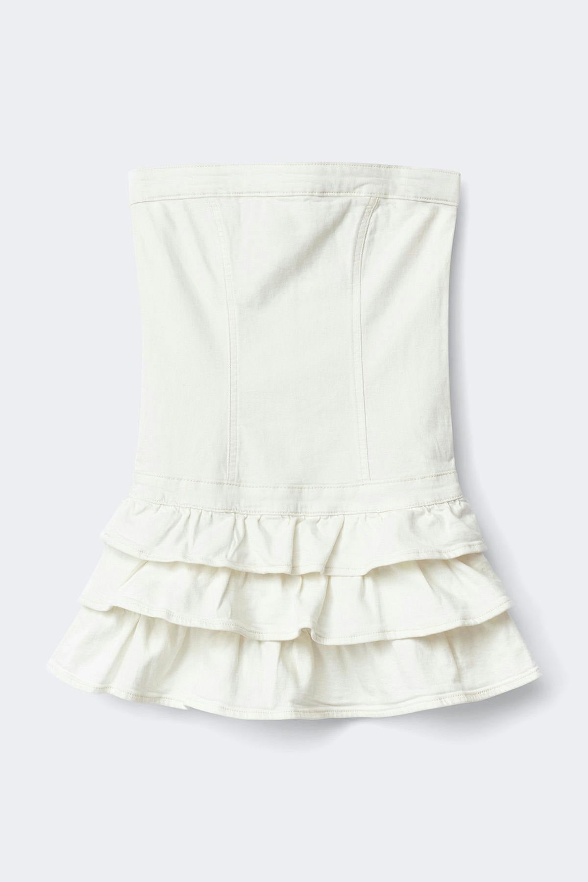 Y jeanqueen smock dress - Blanc