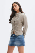 Glow low mini skirt - Rinse