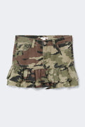 Y denimdoll frill skirt - Camo