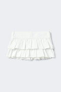 14+ bluebabe denim skirt - Blanc