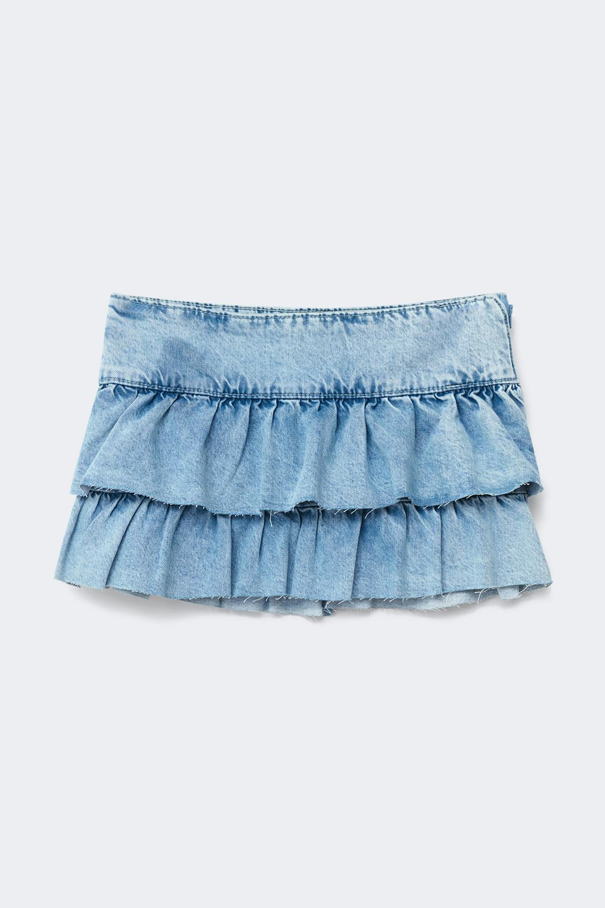 14+ bluebabe denim skirt - Bleu clair