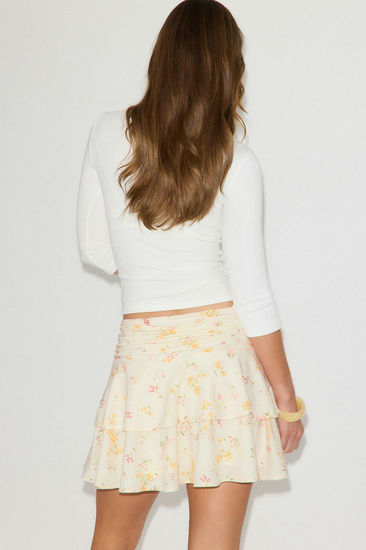 Mini frill skirt - Gingham