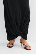 Flowy knitted skirt - Noir