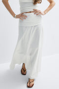 Dropped waist skirt - Stripe