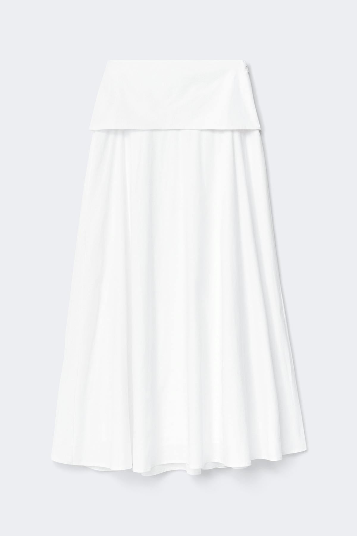 Dropped waist skirt - Stripe