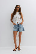 Denim dream shorts - Mid blue