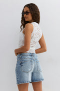Denim dream shorts - Mid blue