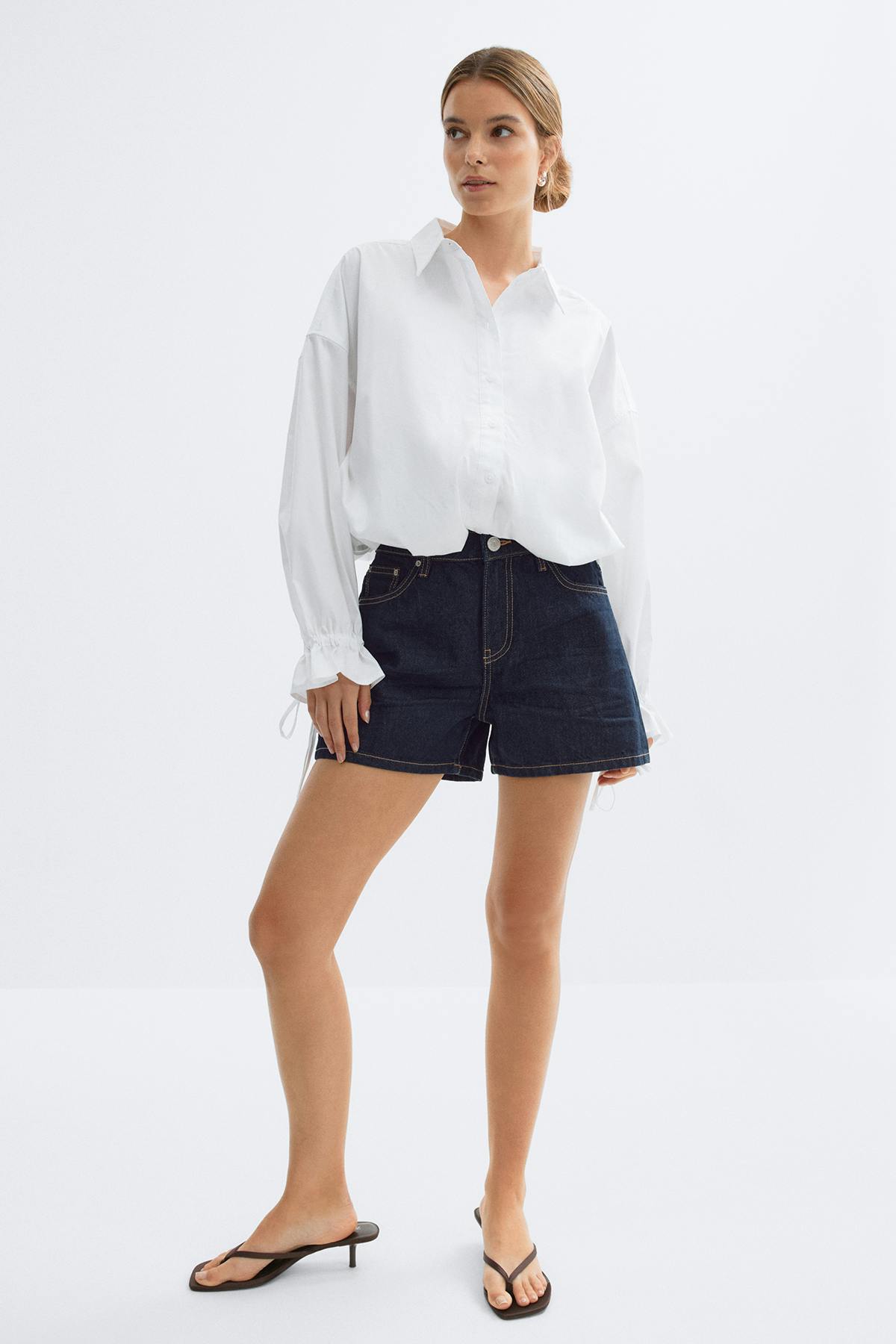 Denim dream shorts - Mid blue