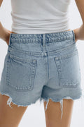 Blue crush denim shorts - Blue w destroy