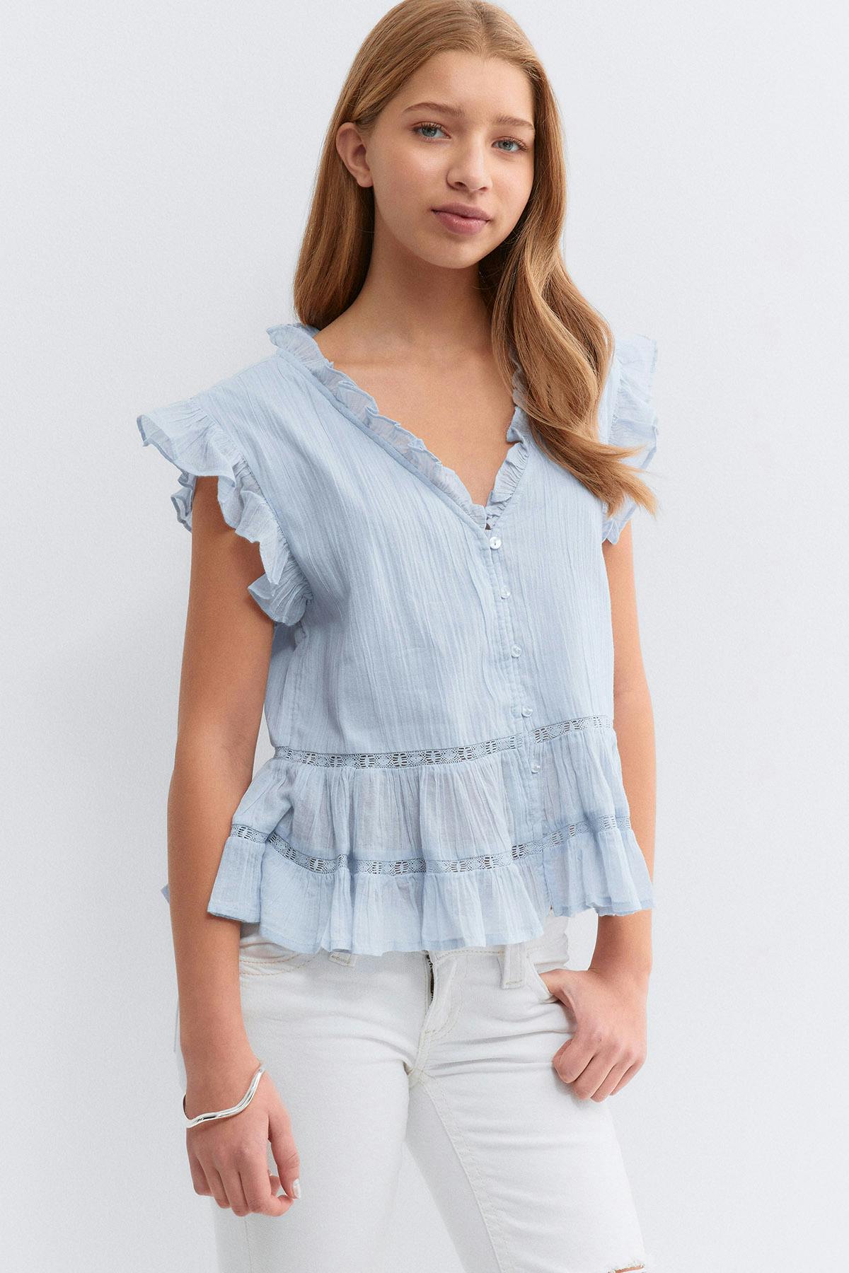 Y boho blouse - Blanc
