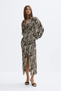 Balloon sleeve dress - Aop