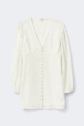 14+ embroidery dress - Blanc cassé