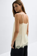 Lace singlet - Buttercream