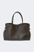 Braided tote bag - Noir